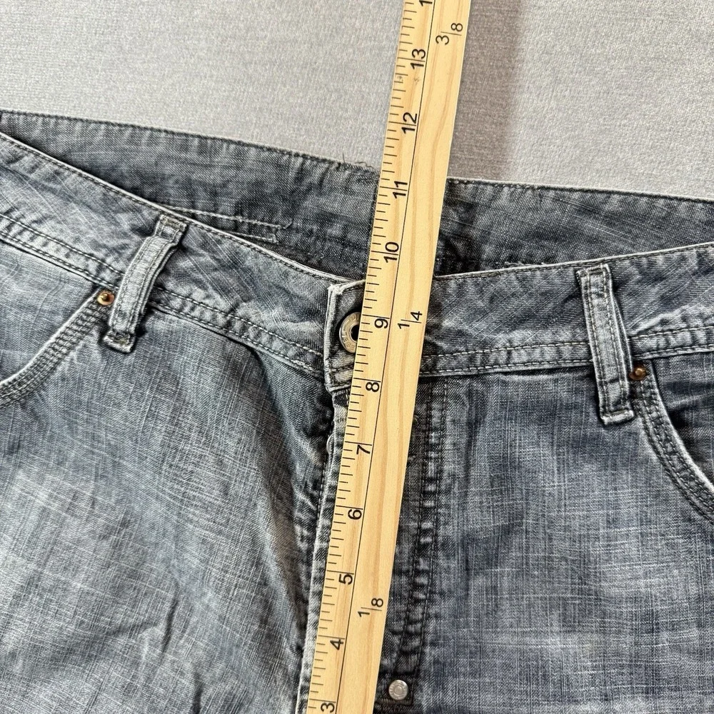 Diesel‎ Jeans Men 31x30 Gray Blue Bumix Tapered Leg Lightweight Button Fly Italy